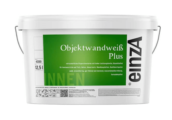 einzA Objektwandweiß Plus Wandfarbe Weiß 12,5l