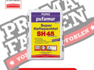 Pufas pufamur Super-Haftspachtel SH45, Faserverstärkt 10kg Pufas Grundierweiss GP5 online bei ProMa Farben bestellen