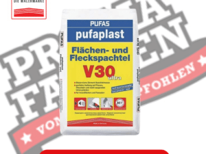 Pufas pufaplast Flächen und Fleckspachtel V30 25kg Pufas Grundierweiss GP5 online bei ProMa Farben bestellen