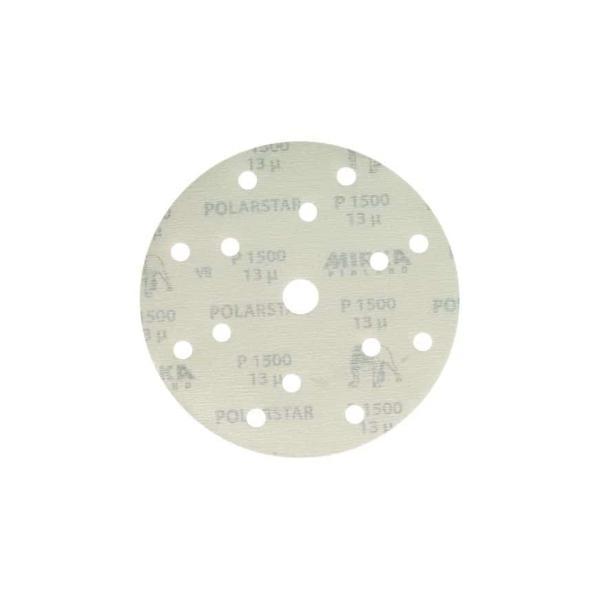 Mirka Polarstar Klett, 15-fach gelocht, Ø150mm, P320