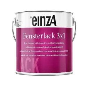 einza Fensterlack 3×1 weiß