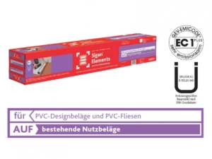 TROCKENKLEBER FÜR VINYLBODEN & LAMINAT PVC - Rolle: 75 cm x 25 m - UZIN SIGAN ELEMENTS