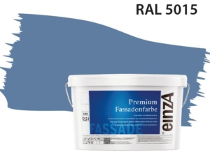 Fassadenfarbe Himmelblau RAL 5015