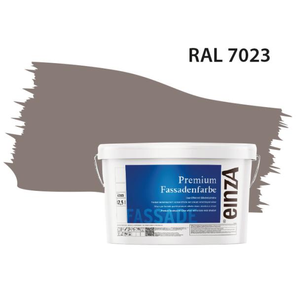 Fassadenfarbe Betongrau RAL 7023