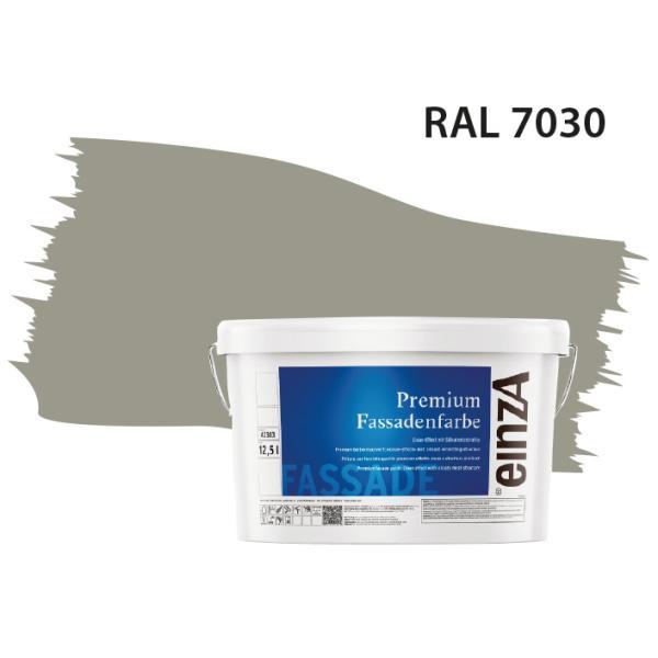 Fassadenfarbe Steingrau RAL 7030
