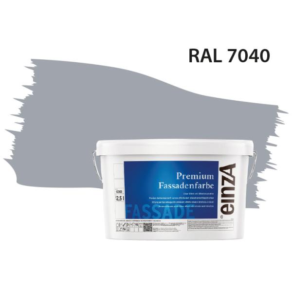 Fassadenfarbe Fenstergrau RAL 7040