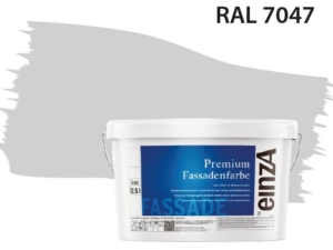 Fassadenfarbe Telegrau 4 RAL 7047