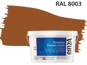 Fassadenfarbe Lehmbraun RAL 8003