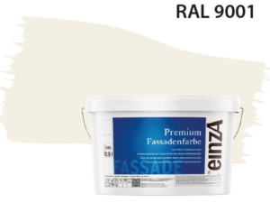 Fassadenfarbe Cremeweiß RAL 9001