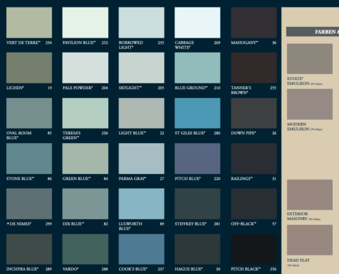 Farrow & Ball farben mischen lassen online oder in Hamburg