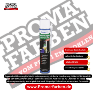 Beko 1 K Montageschaum 750 ml