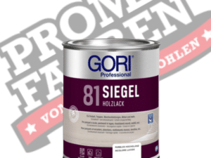 Gori 81 Siegel Holzlack HG 2,5000 l farblos