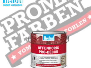 Herbol Offenporig Pro Décor Lasur 2,5 Liter TEAK (HOLZLASUR)