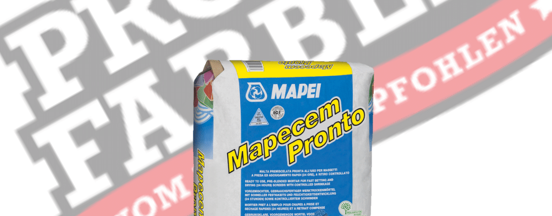 Mapei Mapecem Pronto Schnellestrich – Werktrockenmörtel für innen + außen