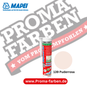 Mapei Mapesil AC 310ml Silikon-Dichtstoff 139 Puderrosa