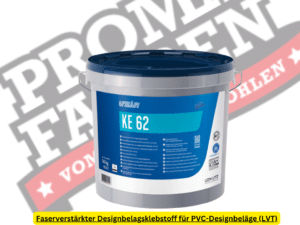 UZIN KE 62 Faserverstärkter Designbelagsklebstoff für PVC-Designbeläge (LVT)