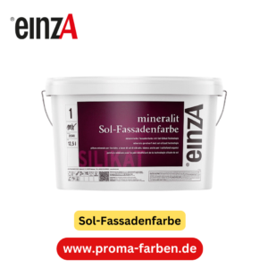 einzA mineralit Sol-Fassadenfarbe (Wunschfarbton)