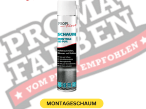 PROFILINE Montageschaum 1-K PUR für präzise Montagearbeiten