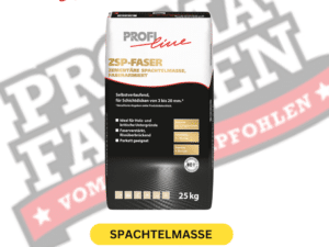 PROFILINE ZSP-Faser Zementäre Spachtelmasse 25 kg für robuste Oberflächen