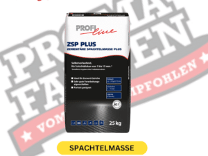 PROFILINE ZSP Plus Zementäre Spachtelmasse 25 kg für professionelle Oberflächen