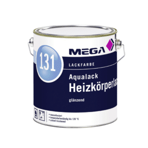 MEGA 131 Aqualack Heizkörperlack  2,5 Liter