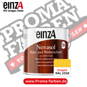 einzA Novasol HW Lasur (RAL 1018 Zinkgelb)