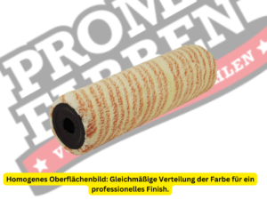 Die FRIESS Malerstreif Exquisit-Farbwalze mit 25 cm Breite verkörpert die höchste Qualität unter den Profi-Farbwalzenbezügen. Ihre strapazierfähige Konstruktion gewährleistet eine lange Lebensdauer und überzeugt durch herausragende Leistungsfähigkeit. Mit einem großzügigen Walzenkern von 57 mm Durchmesser bietet sie eine außergewöhnliche Farbaufnahme und -abgabe, die selbst anspruchsvollste Malerarbeiten mühelos bewältigt.