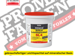 Pufas Mineral Silikat Leichtspachtel SL 4