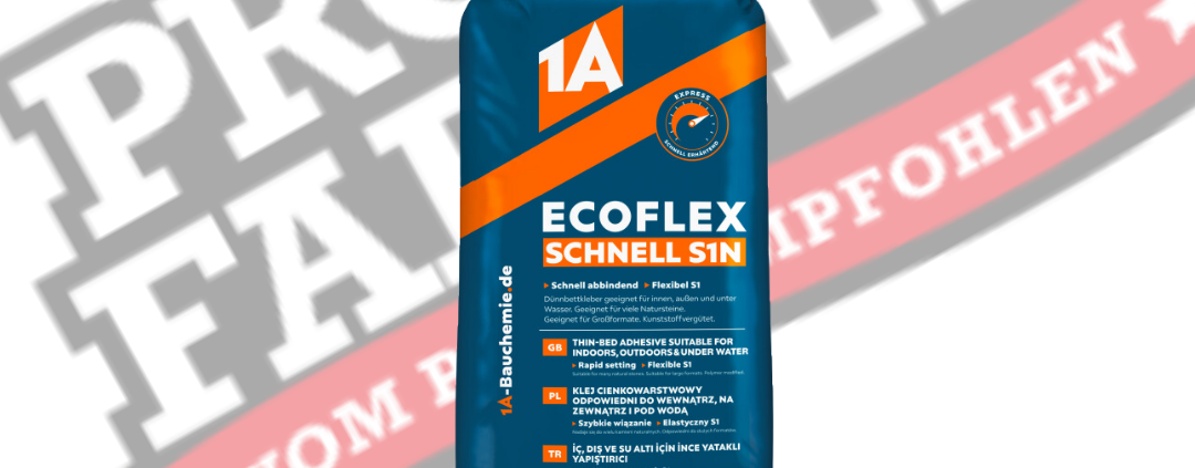 1A ECOFLEX SCHNELL S1N 25kg – Klebemörtel
