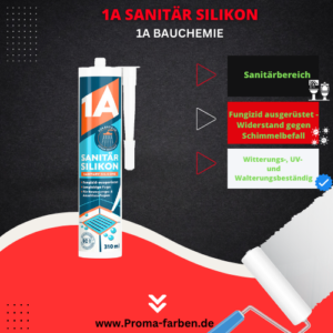 1A SANITÄR SILIKON Weiß 310 ml
