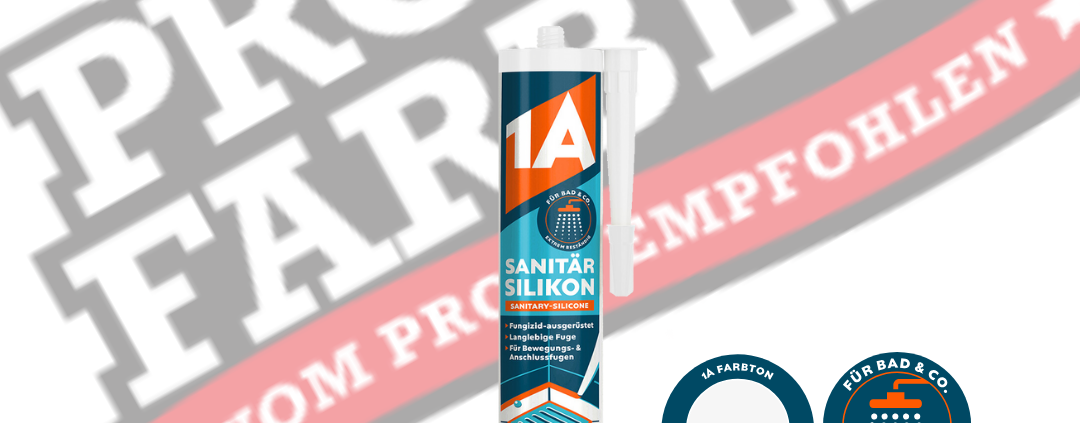 1A SANITÄR SILIKON Weiß 310 ml