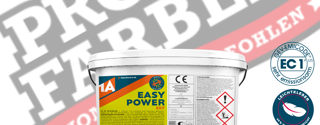1A EASYPOWER EKF 6kg Epoxidharzkleber für die Dünnbettverklebung