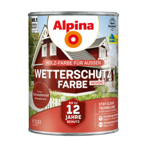 Alpina Wetterschutzfarbe Toskanabraun