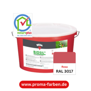 Keim Biosil Wandfarbe RAL 3017 Rosa