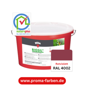 Keim Biosil Wandfarbe RAL 4002 Rotviolett