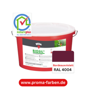 Keim Biosil Wandfarbe RAL 4004 Bordeauxviolett   nicht vorrätig