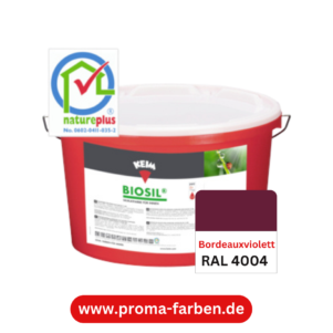 Keim Biosil Wandfarbe RAL 4004 Bordeauxviolett – Bild 2