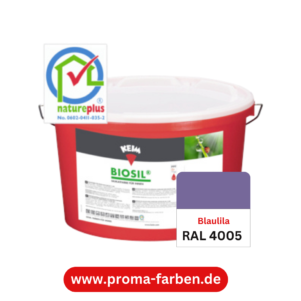 Keim Biosil Wandfarbe RAL 4005 Blaulila – Bild 2