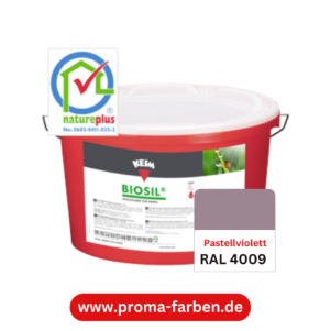 Keim Biosil Wandfarbe RAL 4009 Pastellviolett – Bild 2