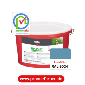 Keim Biosil Wandfarbe RAL 5024 Pastellblau