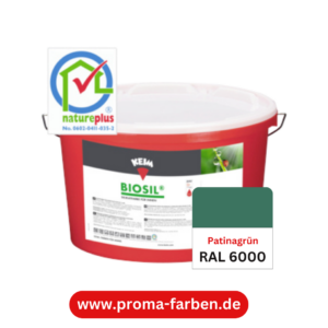 Keim Biosil Wandfarbe RAL 6000 Patinagrün