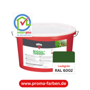 Keim Biosil Wandfarbe RAL 6002 Laubgrün