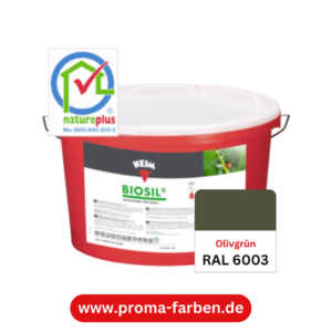 Keim Biosil Wandfarbe RAL 6003 Olivgrün