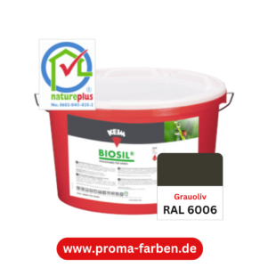 Keim Biosil Wandfarbe RAL 6006 Grauoliv – Bild 2