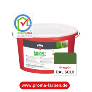 Keim Biosil Wandfarbe RAL 6010 Grasgrün