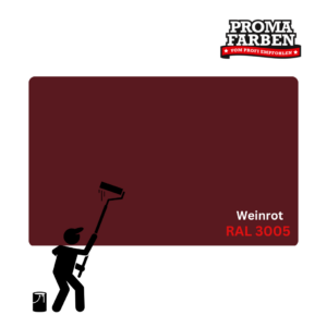 Fensterlack 3×1 RAL 3005 Weinrot