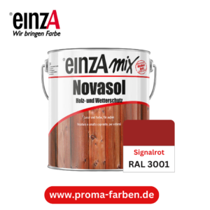 EinzA Mix Novasol RAL 3001 Signalrot