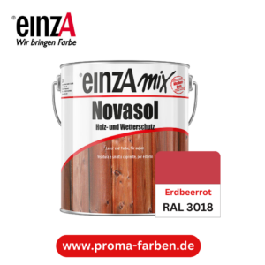 EinzA Mix Novasol RAL 3018 Erdbeerrot