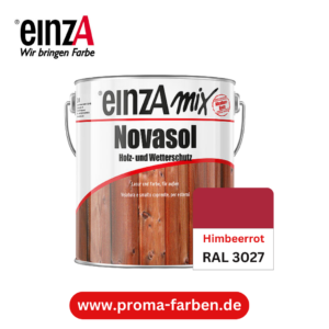 EinzA Mix Novasol RAL 3027 Himbeerrot