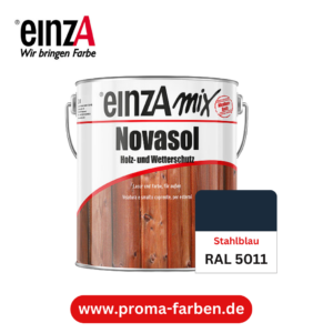 EinzA Mix Novasol RAL 5011 Stahlblau